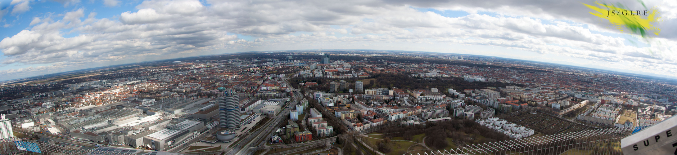 Panorama von München