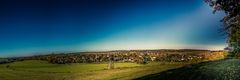 Panorama von Naundorf im Herbst