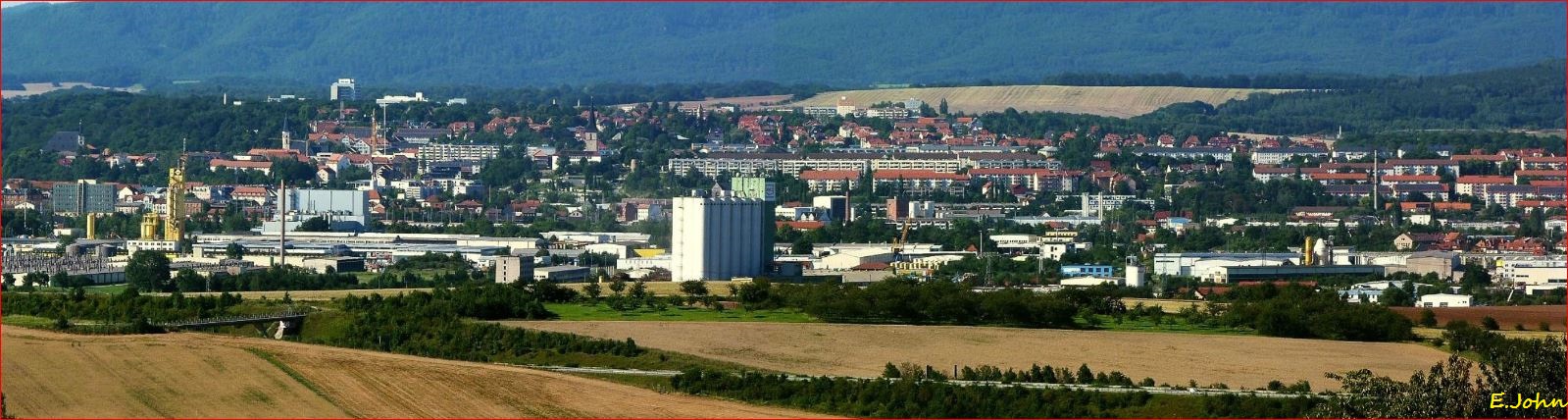 Panorama von Nordhausen am Harz