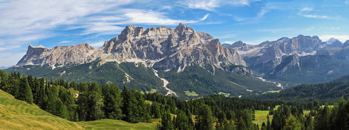 Panorama von Piz Sorega Gadertal