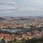 Panorama von Prag vom Aussichtsturm Petrin