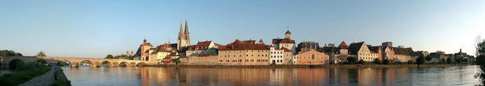 Panorama von Regensburg