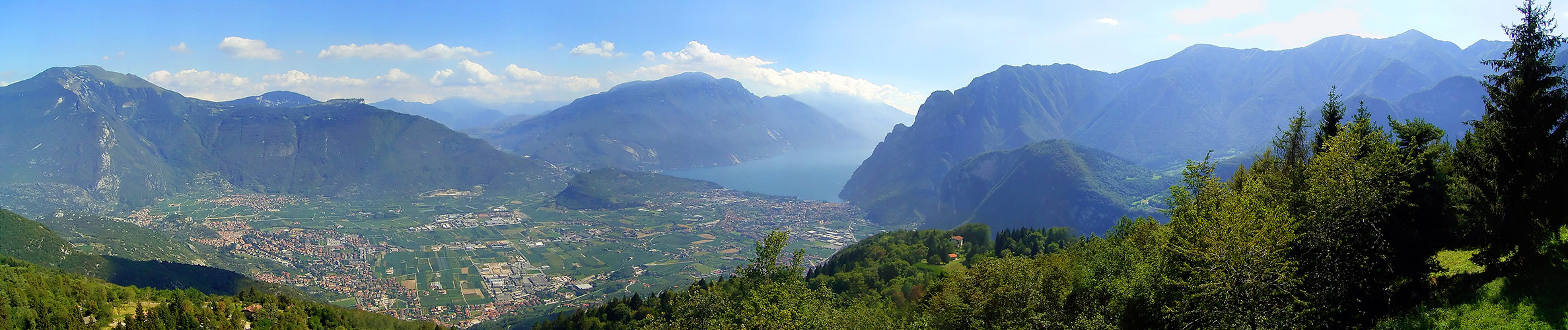 Panorama von Riva del Garda / Gardasee