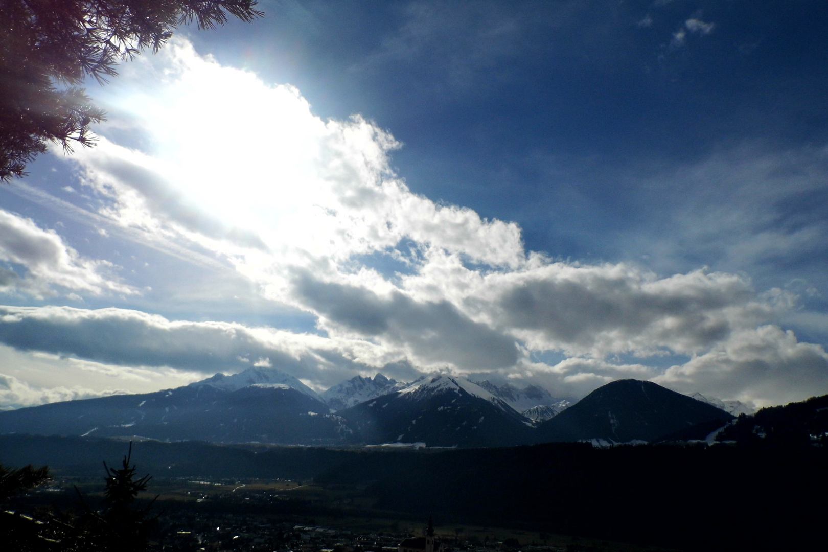 panorama von ruine fragenstein