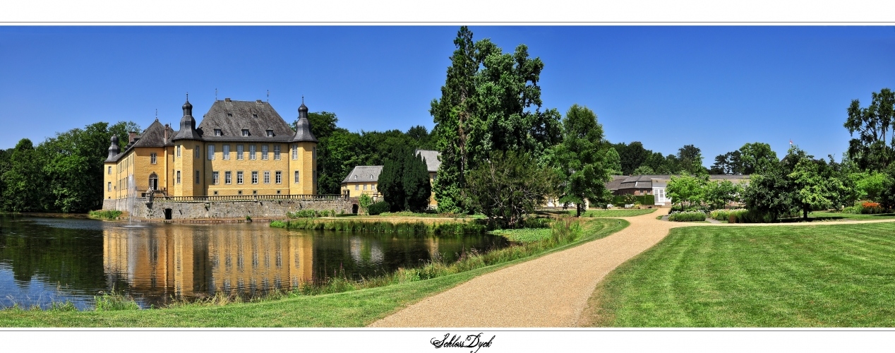 Panorama von Schloss Dyck....