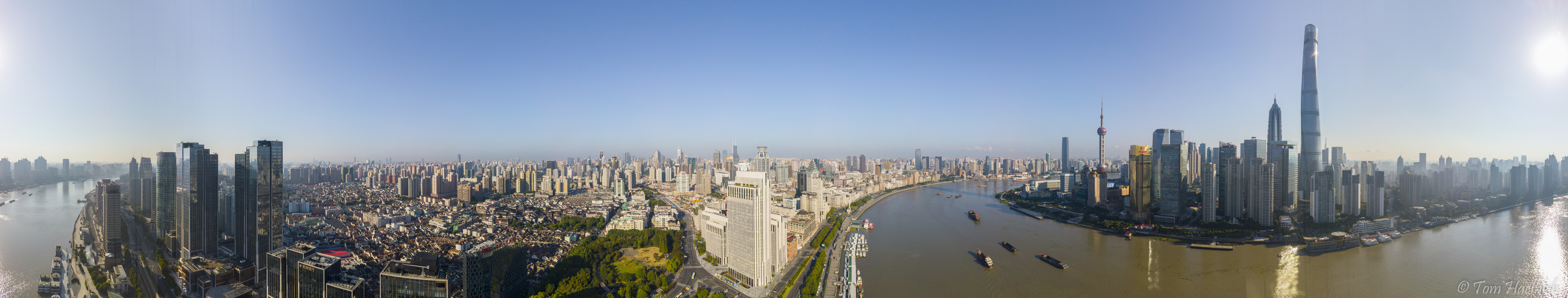 Panorama von Shanghai