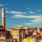 Panorama von Siena mit Torre del Mangia Rückseite