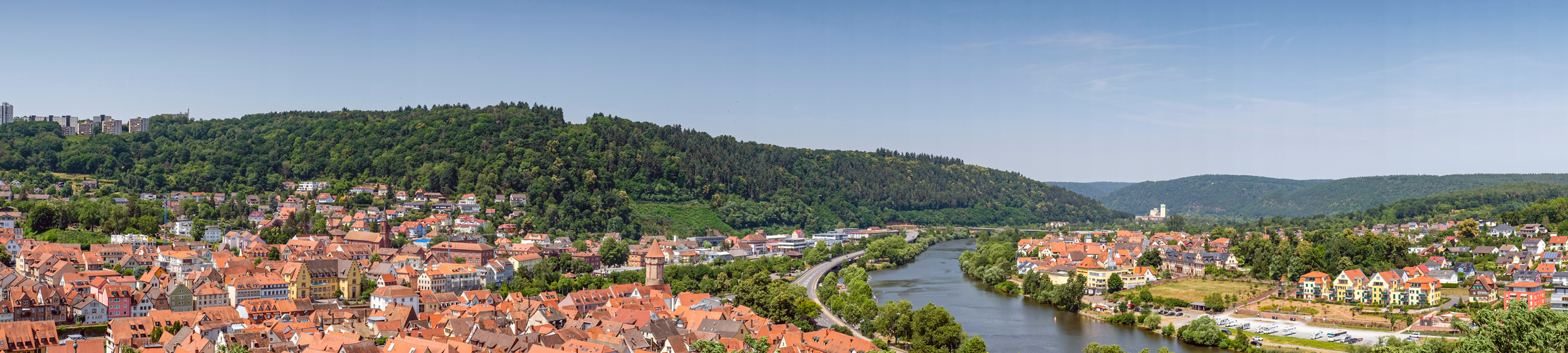 Panorama von Wertheim... 