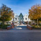 Panorama - Vorplatz von der Seebrücke Seebad Heringsdorf 14.10.2013