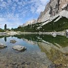 panorama: wenn man vom Lagazuoi nach Norden absteigt..