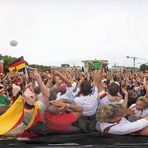 Panorama WM Fanmeile Berlin Spiel Deutschland Argentinien