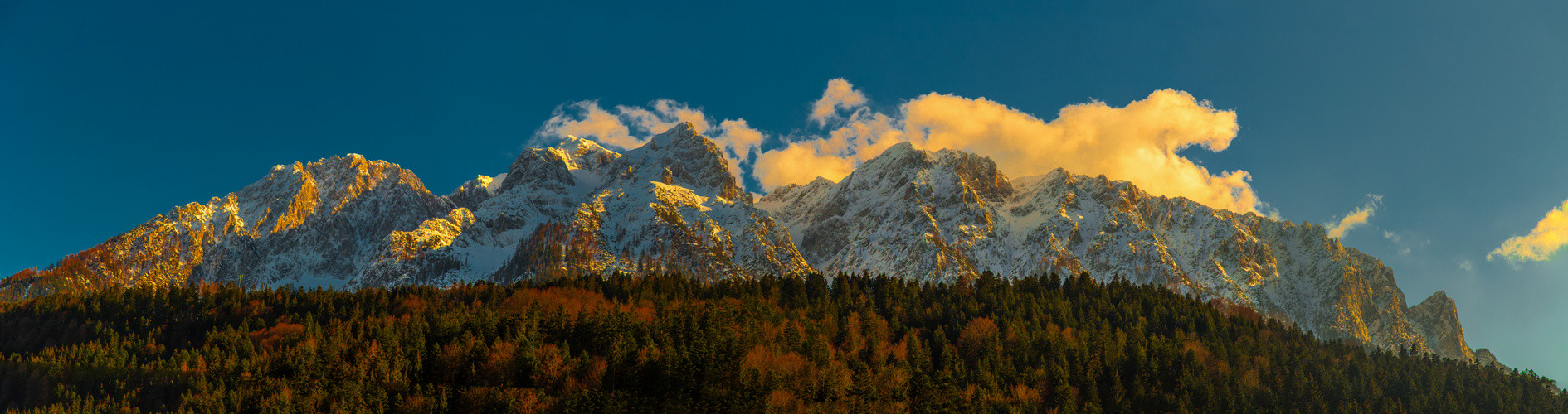 Panorama Zahmer-Kaiser Ebbs/Tirol