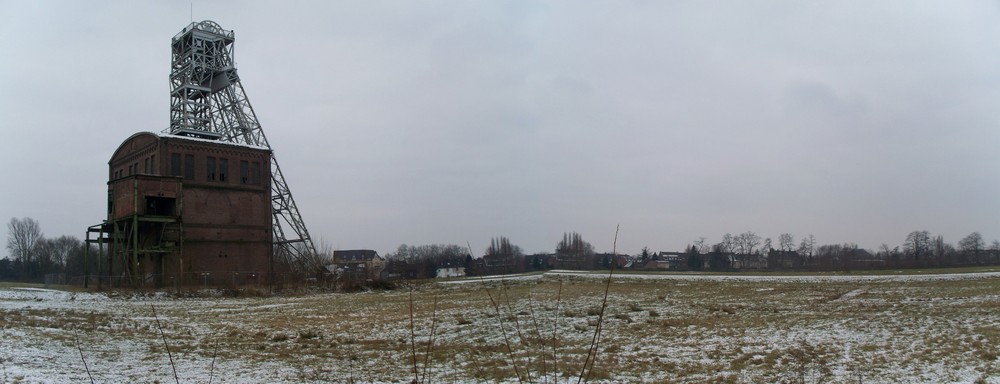 Panorama zeche Sterkrade im Winter