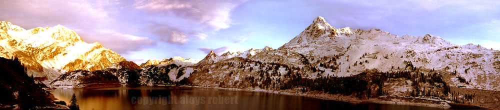 Panorama Zeinissee im Paznaun (Tirol)