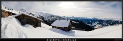 Panorama Zillertal und Rosenalm