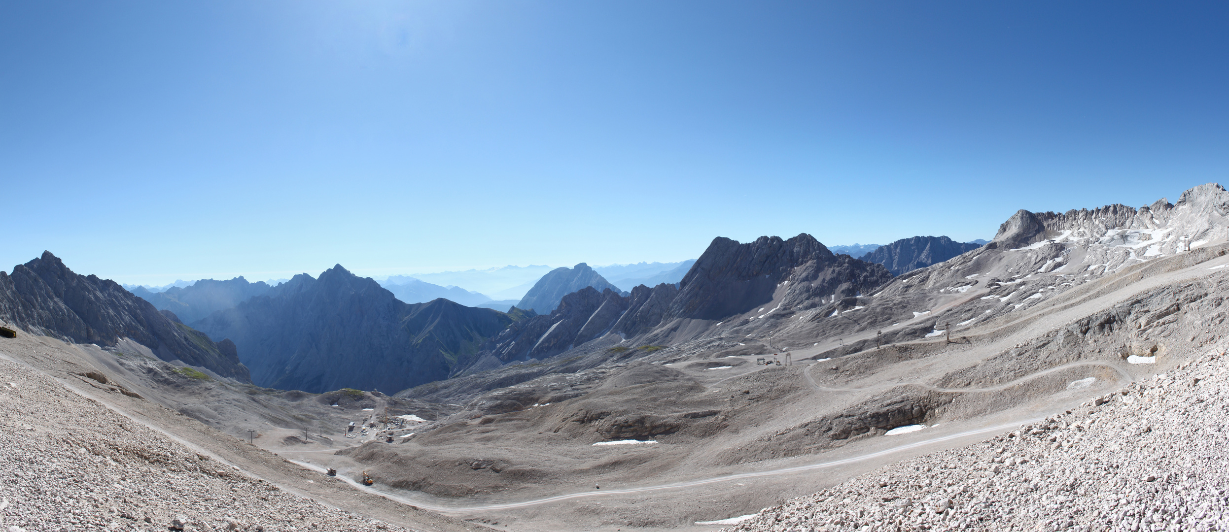 Panorama Zugspitze Zahnradbahnendstation