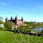 Panorama zum Schloss vom Garten des Pompenanums aus