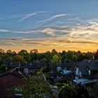 Panorama zum Sonnenuntergang