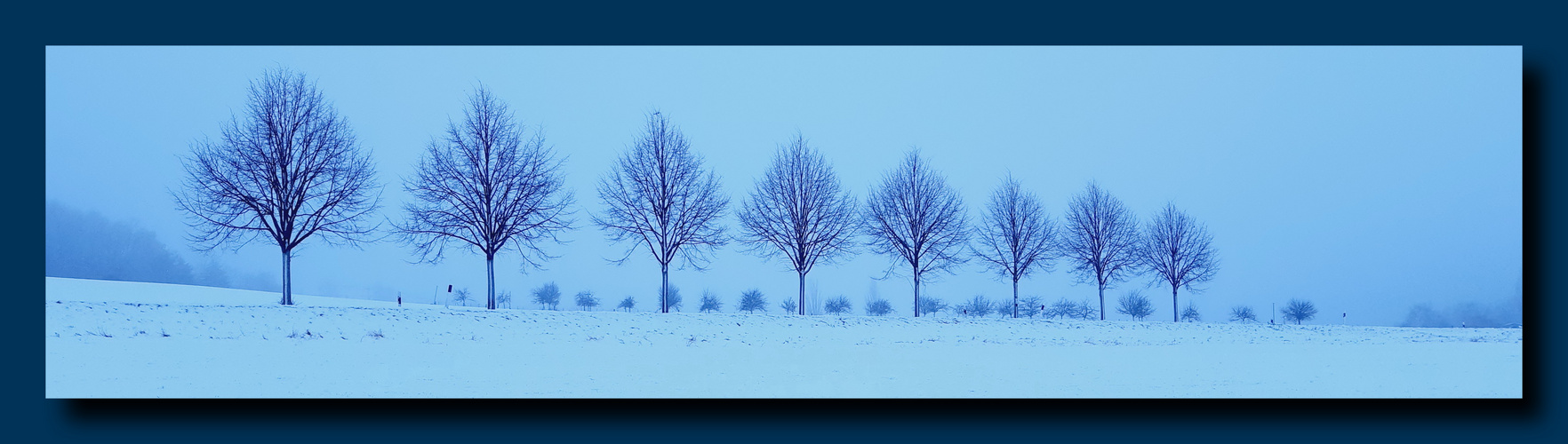 Panorama zur blauen Stunde