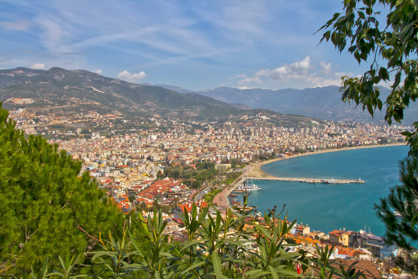 Panoramaansicht Alanya