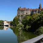 Panoramaansicht: Sigmaringen mit Schloss  