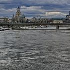 Panoramaaufnahme aus der Landeshauptstadt des Freistaates Sachsen