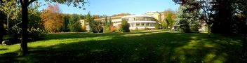 Panoramaaufnahme der REHA-Klinik Sonnenblick von Erwin Will 