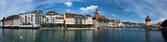 Panoramaaufnahme von Luzern