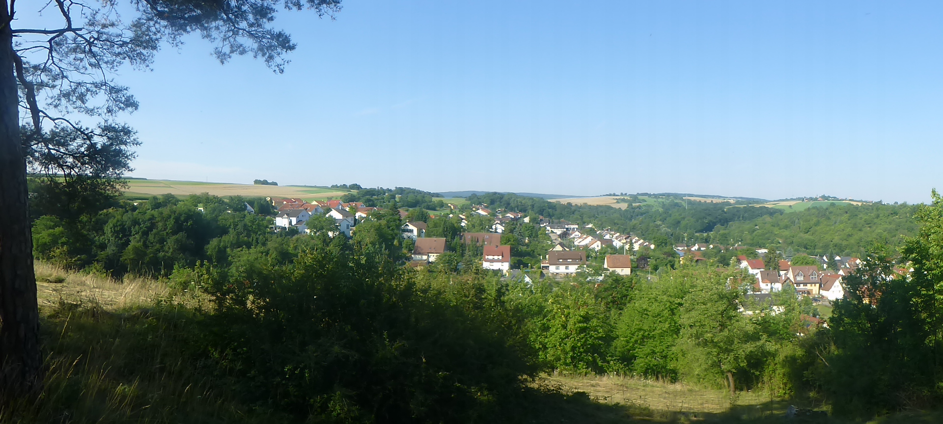 Panoramaaufnahme von Vaihingen-Riet