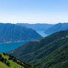 Panoramaberg Monte Calbiga: Blick auf den Südwestast des Comersees