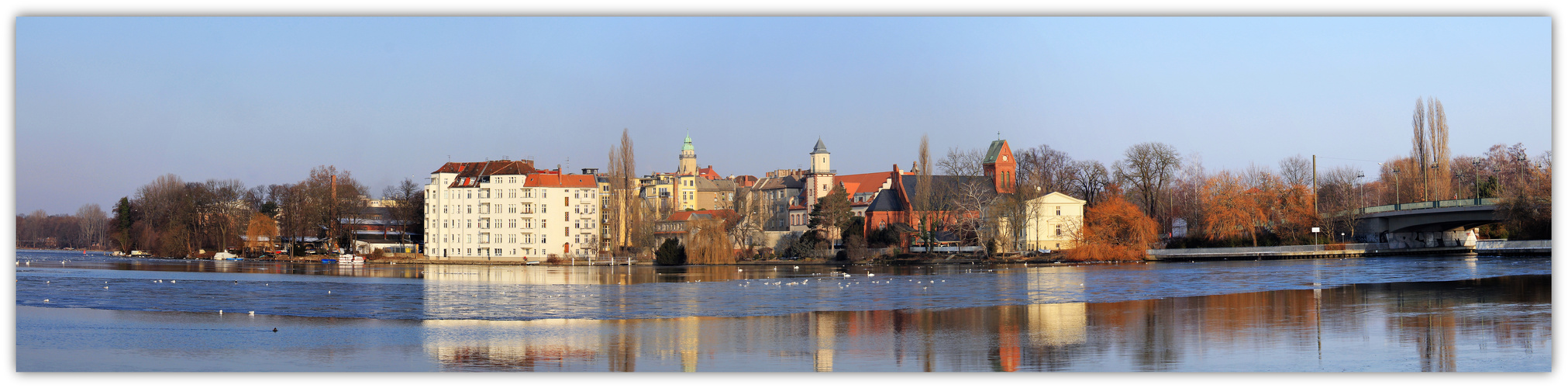 Panoramabild Dammvorstadt Köpenick an der Spree/Dahme