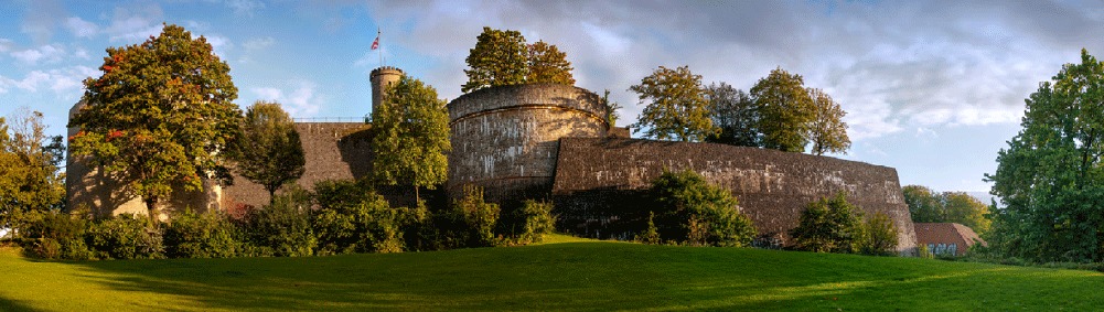 Panoramabild der Sparrenburg