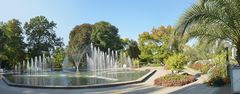 Panoramabild Oktogonium im Palmengarten