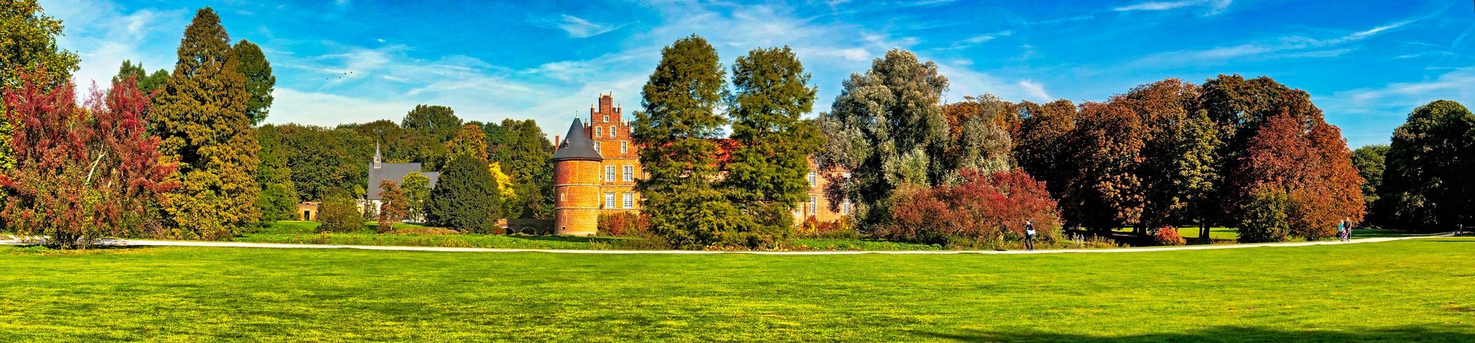 Panoramabild-Schlosspark Herten