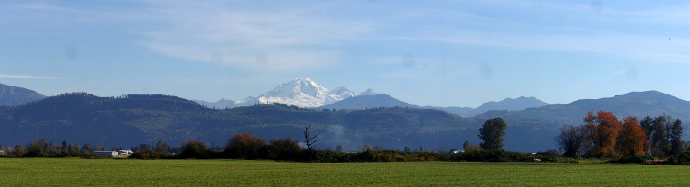 Panoramabild vom Mount Baker