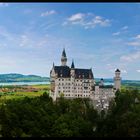 Panoramabild von Neuschwanstein