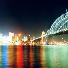 Panoramabild von Sydney bei Nacht