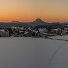 ***    panoramablick am abend über........     ***