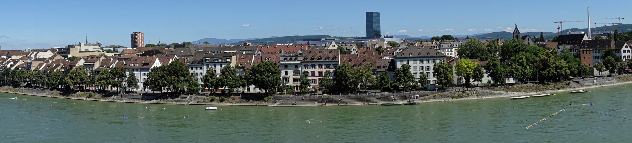 Panoramablick auf Basel