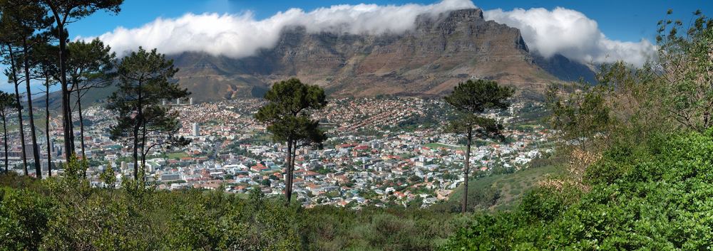 Panoramablick auf den Tafelberg