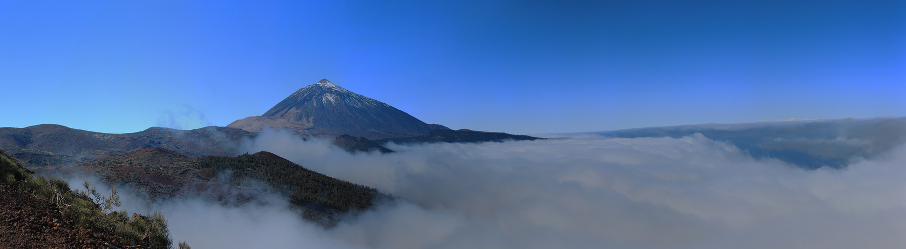 Panoramablick auf den Teide......