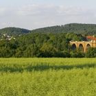 Panoramablick auf die Elstertalbrücke