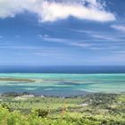 Panoramablick auf die Küste... 