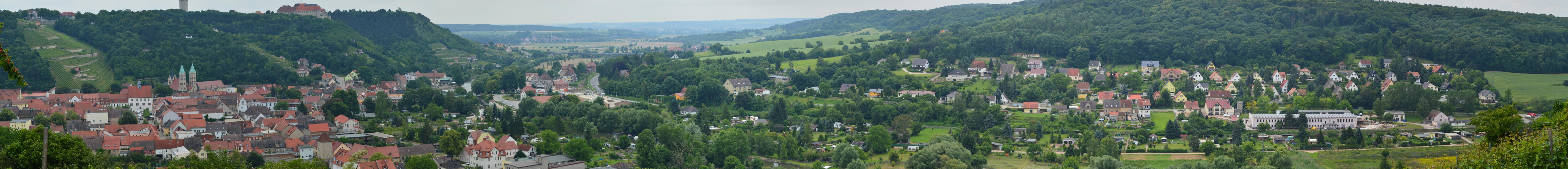 Panoramablick auf Freyburg