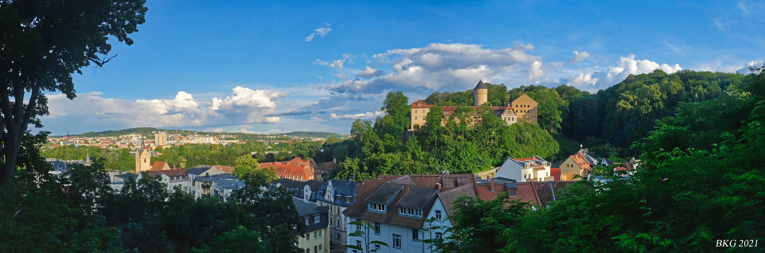 Panoramablick auf Gera - Untermhaus 