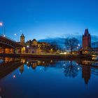 Panoramablick auf Lübeck