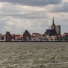 Panoramablick auf Stralsund