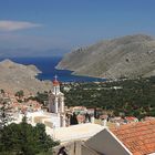 Panoramablick auf Symi