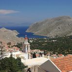 Panoramablick auf Symi