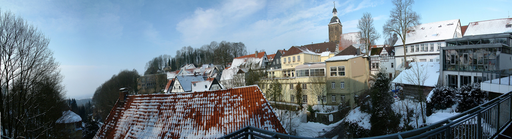 panoramablick auf tecklenburg aus 11 einzelaufnahmen
